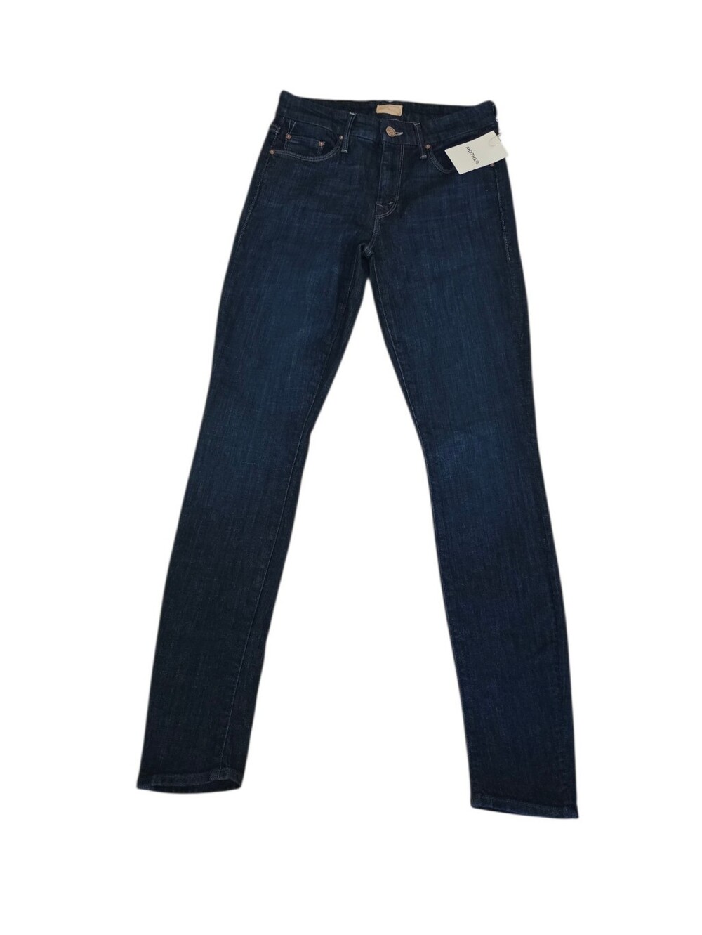 Mother The Looker Dark Blue Skinny Jeans - 26